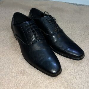 XRAY Mens Black Lace Up Oxfords Dress Shoes